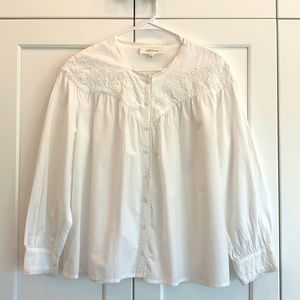 THE GREAT Western Embroidered Blouse